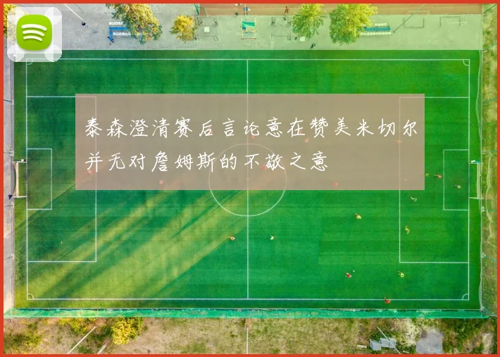 泰森澄清赛后言论意在赞美米切尔并无对詹姆斯的不敬之意